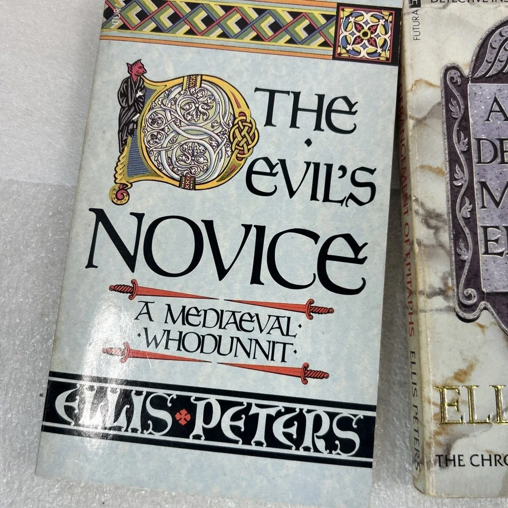 Ellis Peters 5 Book Paperback Lot The Rose, The Evil Novice, More, Read
